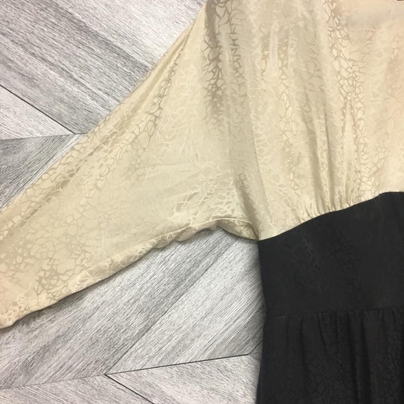 Silk Studio | Vintage Black & White Midi Dress - Picture 5 of 9